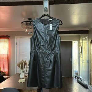 NTW Leather Mini Dress